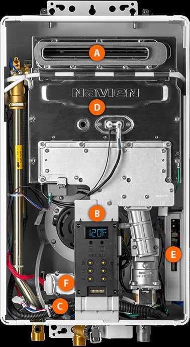 navien tankless water heater parts diagram