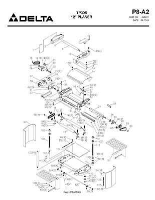 delta planer parts diagram