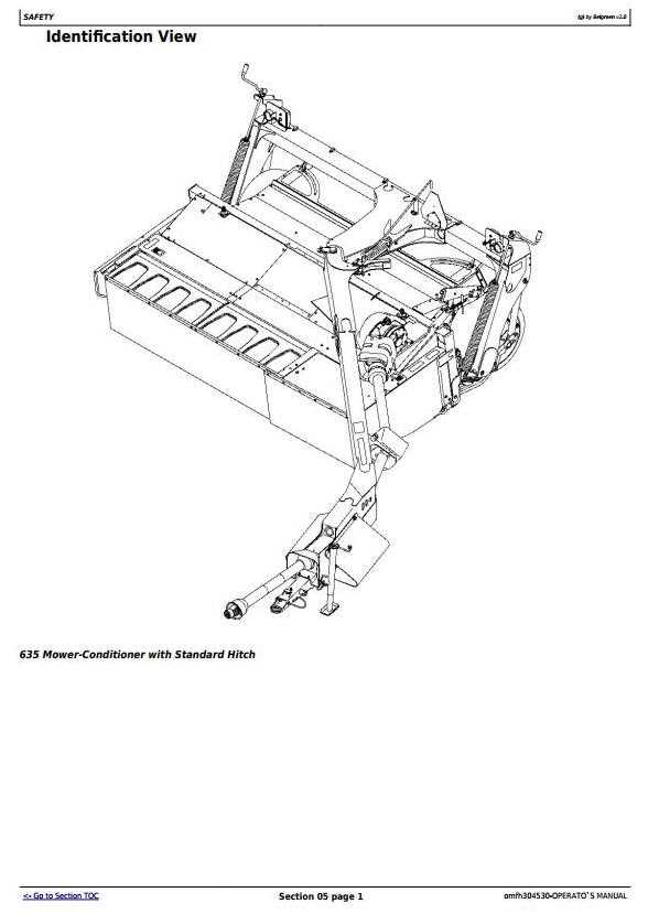 john deere 630 moco parts diagram