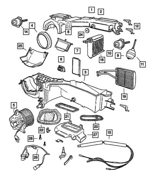 jeep tj parts diagram