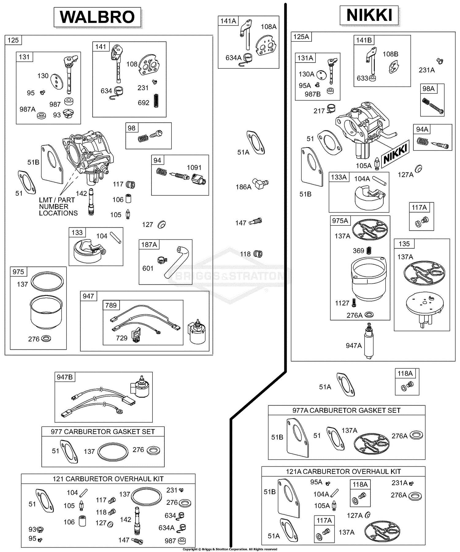 nikki 6100 carburetor parts diagram