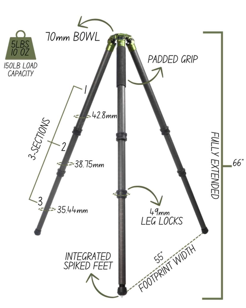 harris bipod parts diagram