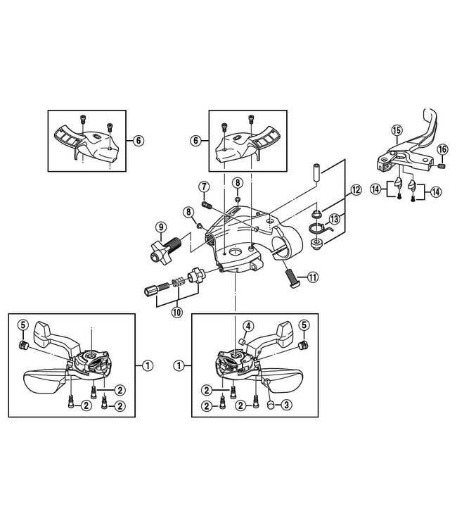 bike shifter parts diagram