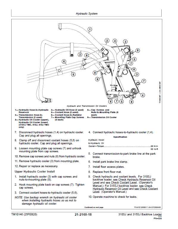 john deere 7 backhoe parts diagram