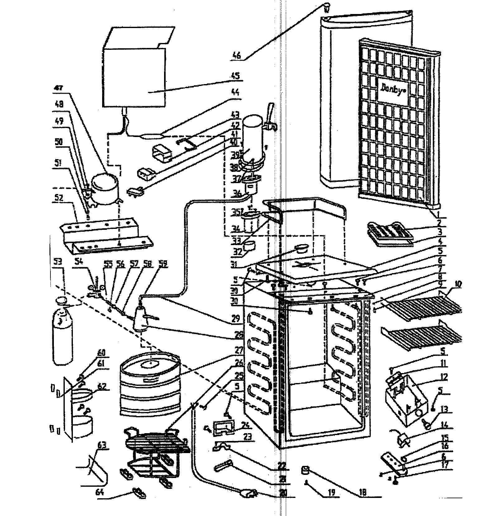 danby parts diagram