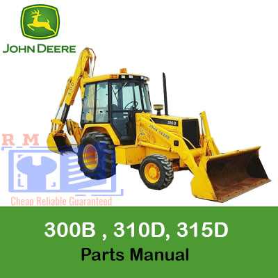 john deere 310b backhoe parts diagram