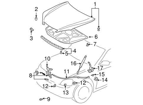 2005 toyota camry body parts diagram