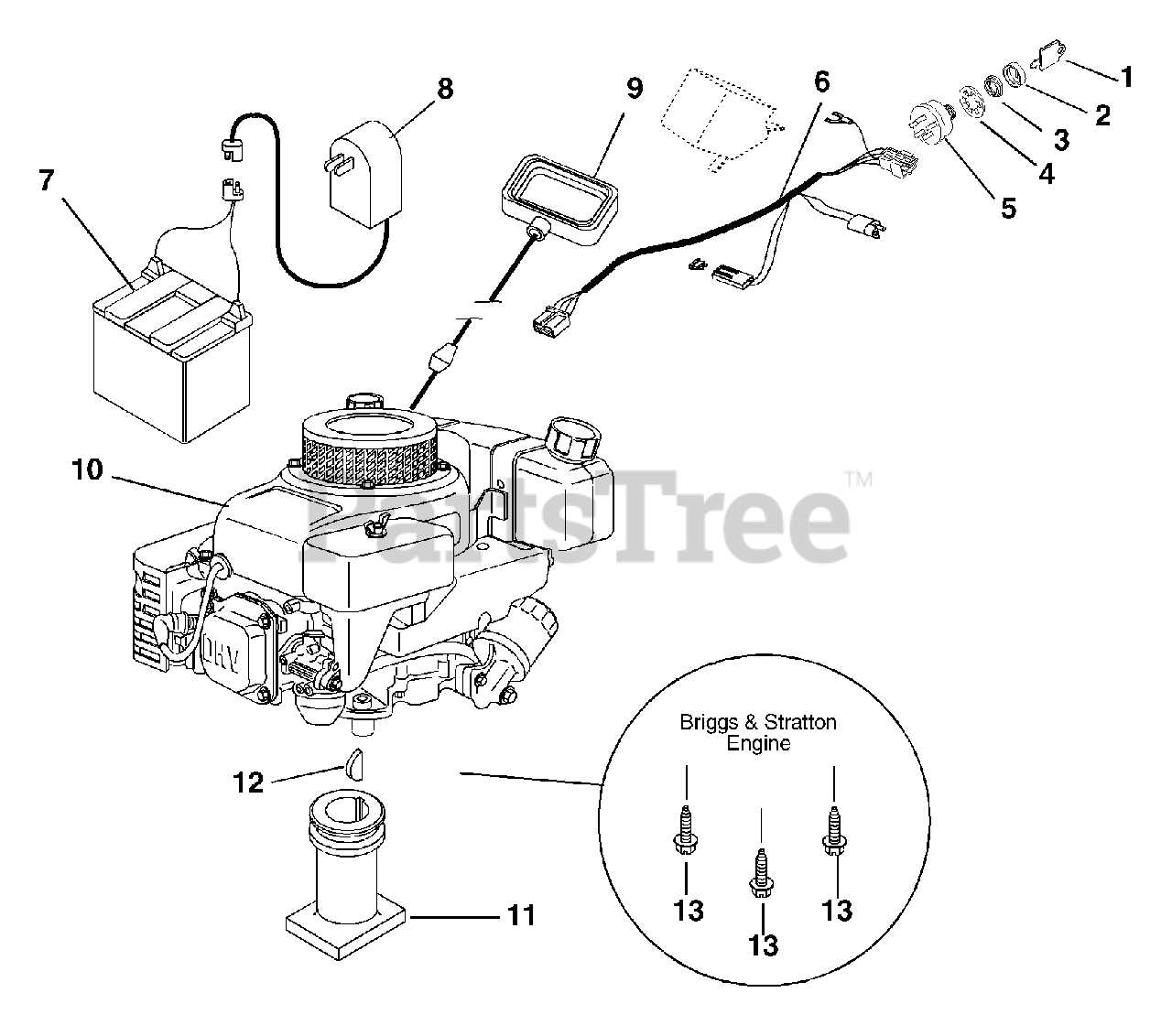 21 hp briggs and stratton engine parts diagram