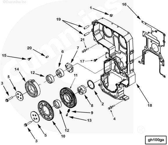 cummins engine parts diagram