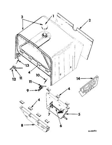 international b414 parts diagram