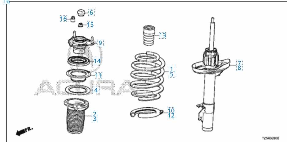 2016 acura mdx parts diagram