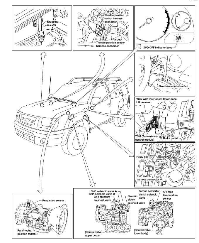 nissan xterra parts diagram