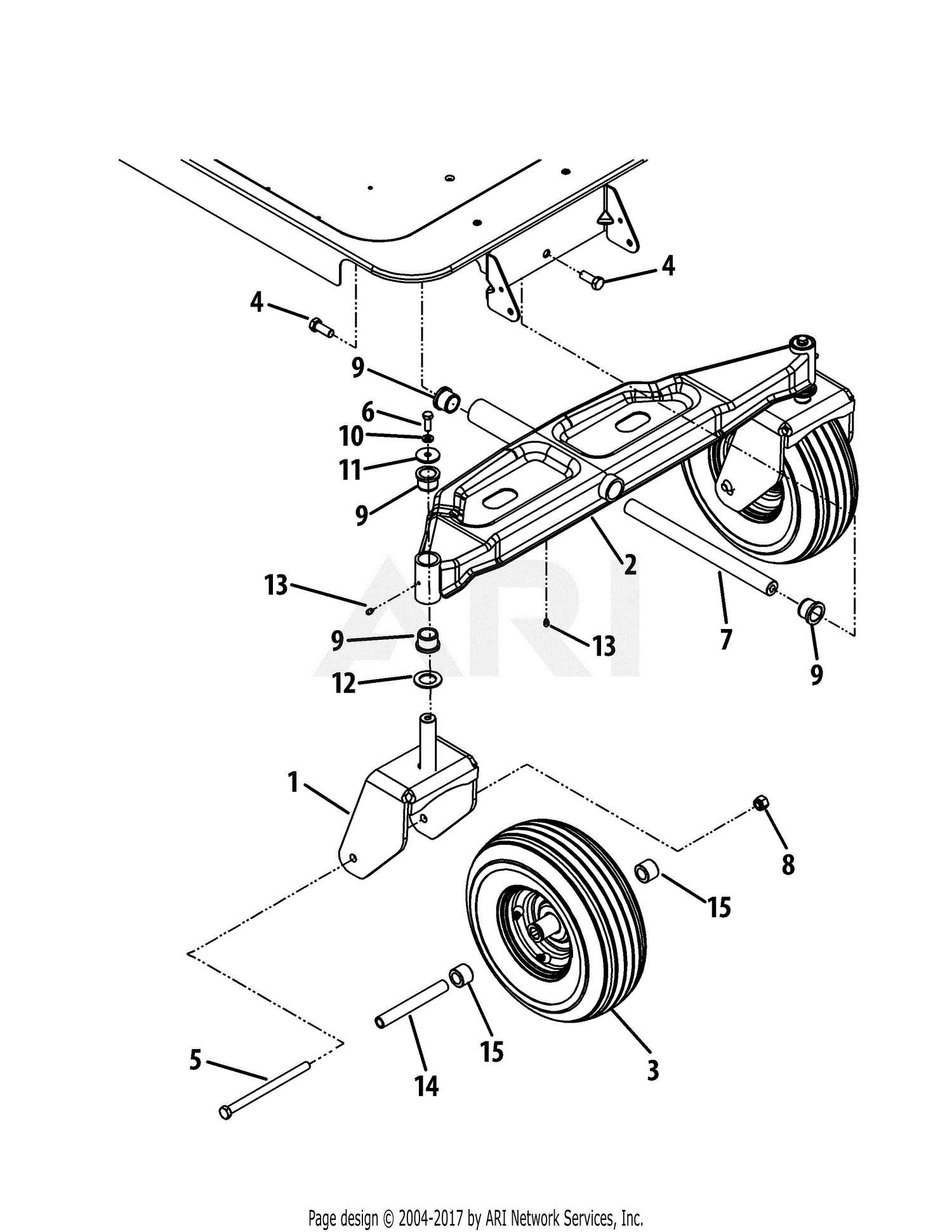 mustang parts diagram