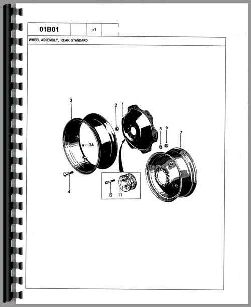 ford 445 tractor parts diagram