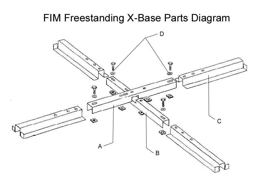 offset umbrella parts diagram