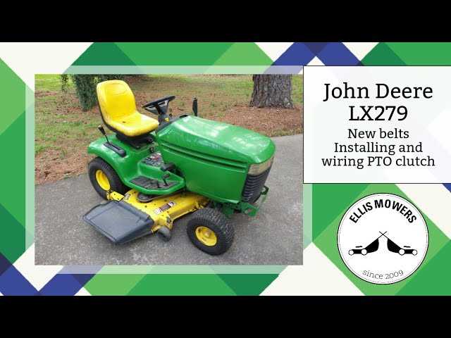 john deere lx277 mower deck parts diagram