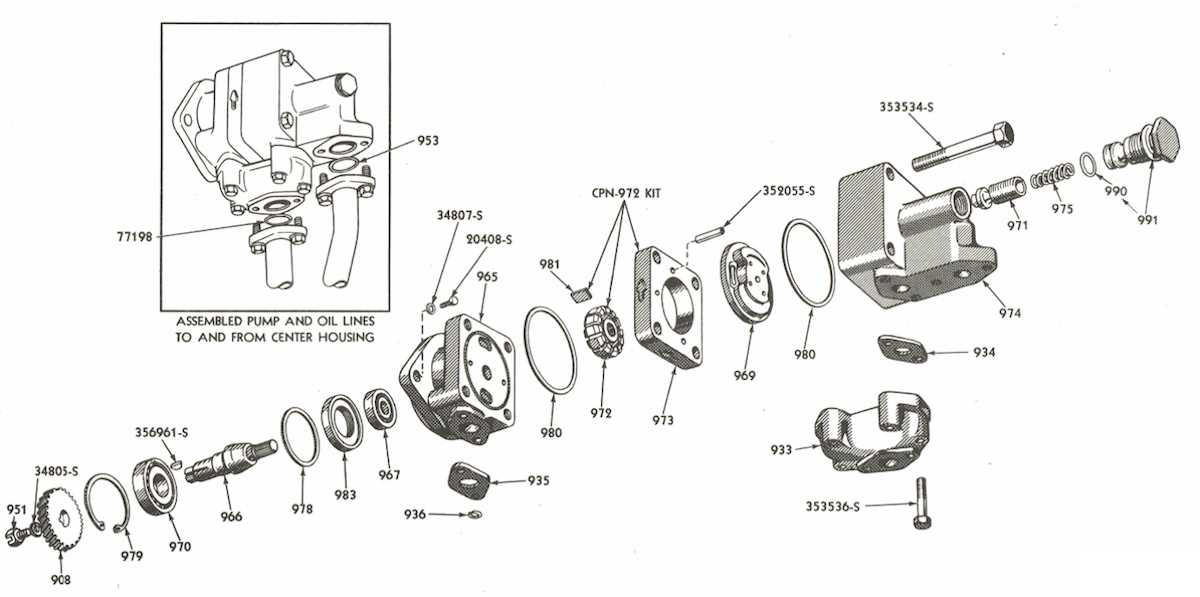 ford 2000 parts diagram