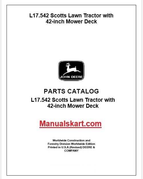 john deere 42c mower deck parts diagram