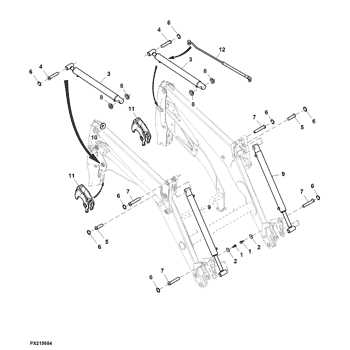 john deere h180 loader parts diagram