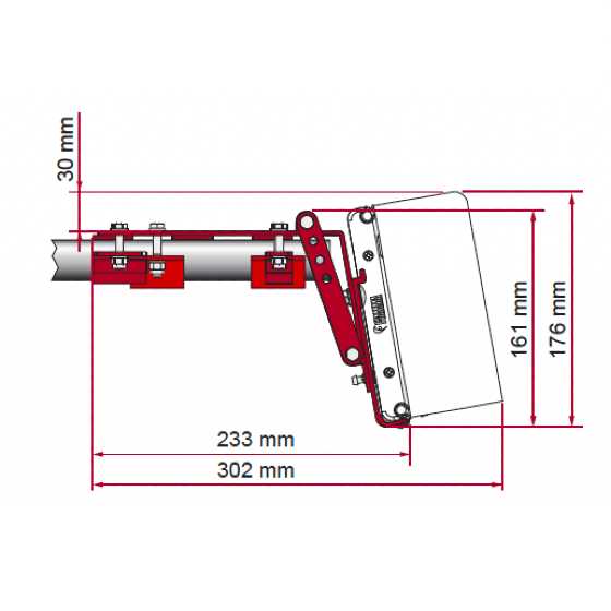 fiamma f45 awning spare parts diagram