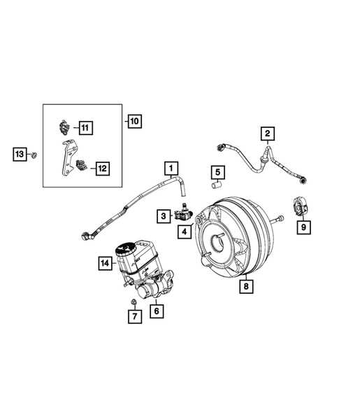 jeep brake parts diagram