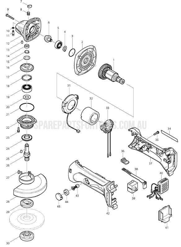 makita hr4002 parts diagram