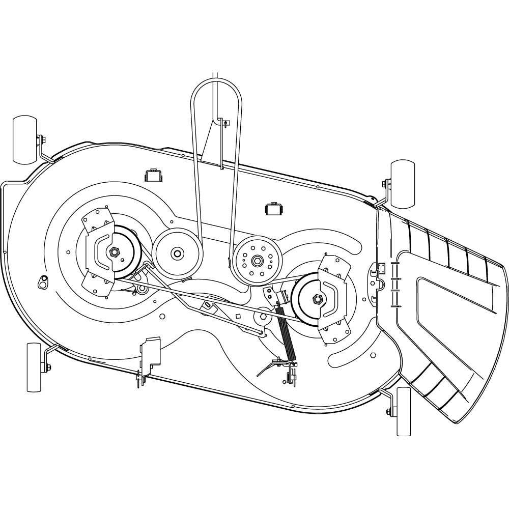 john deere 42 inch mower deck parts diagram