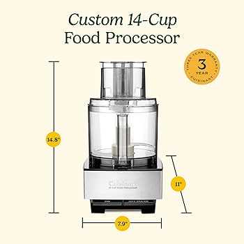 cuisinart food processor parts diagram