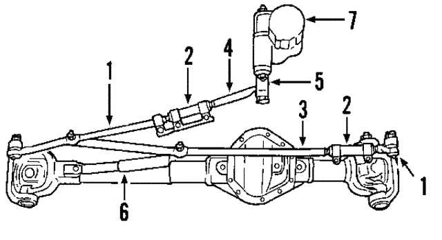 dodge ram steering parts diagram