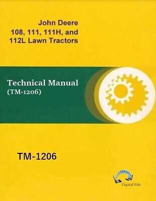 john deere 116 parts diagram