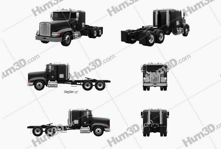 freightliner fld 120 parts diagram