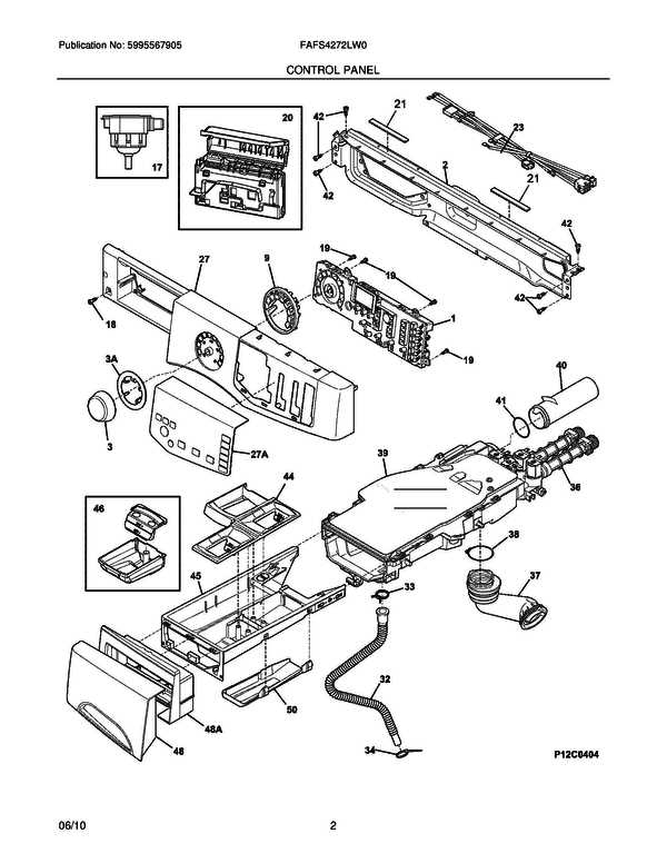 frigidaire affinity washer parts diagram