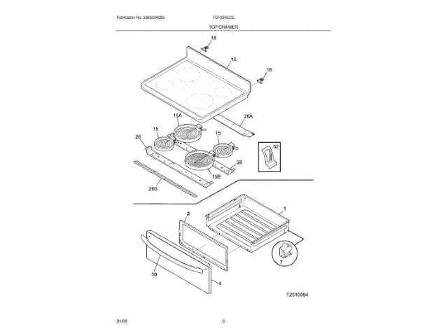 frigidaire electric stove parts diagram