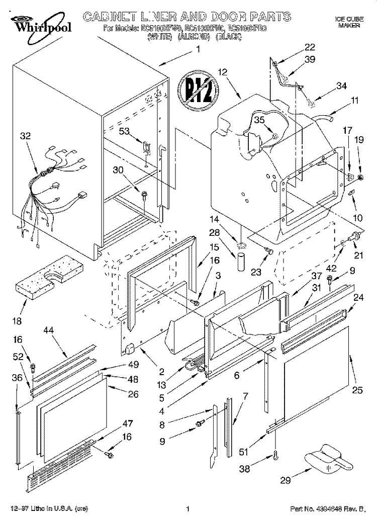 frigidaire portable ice maker parts diagram