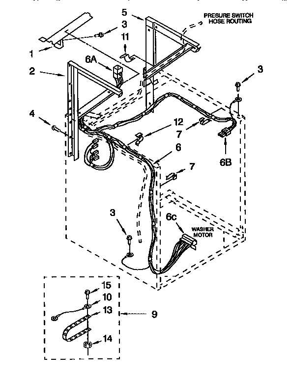 frigidaire stackable washer dryer parts diagram