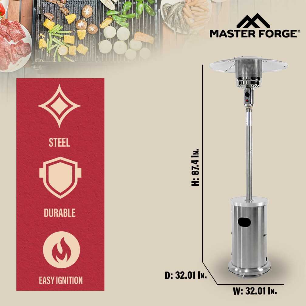 living accents patio heater parts diagram