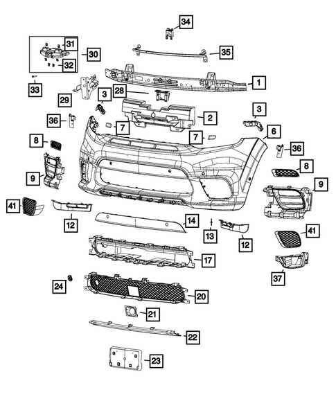 front end jeep grand cherokee parts diagram