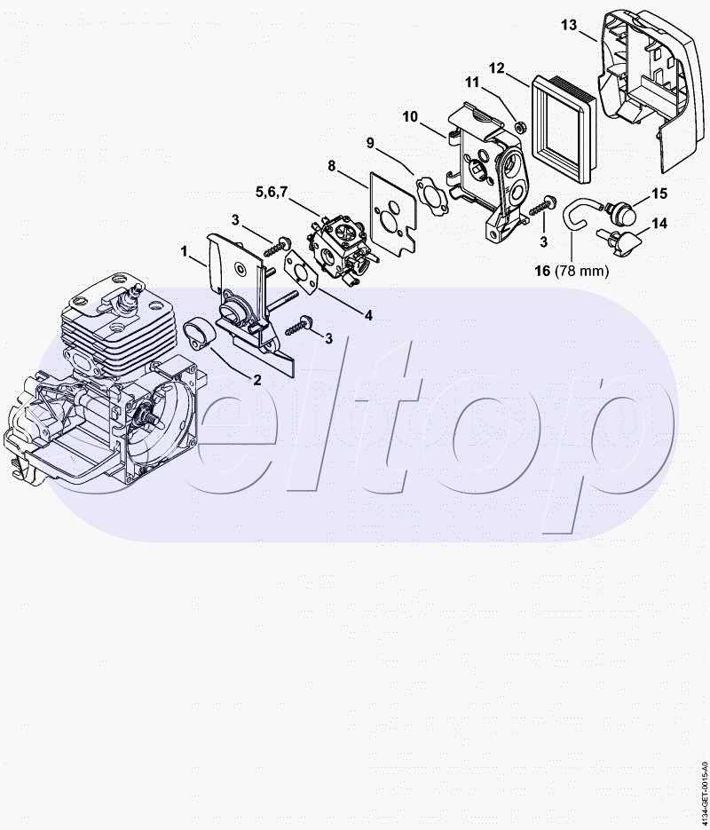 fs 250 parts diagram