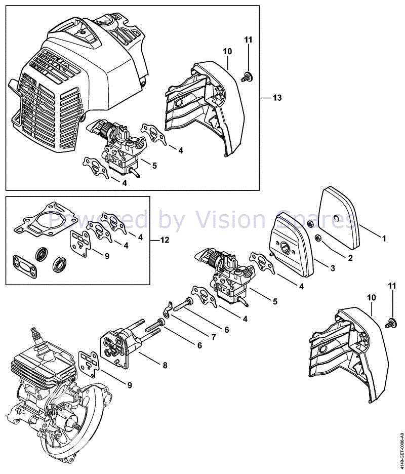 fs94r stihl fs 94 rc parts diagram