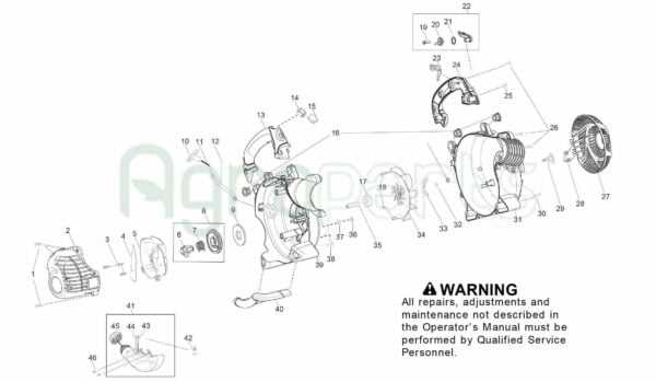 craftsman leaf blower parts diagram