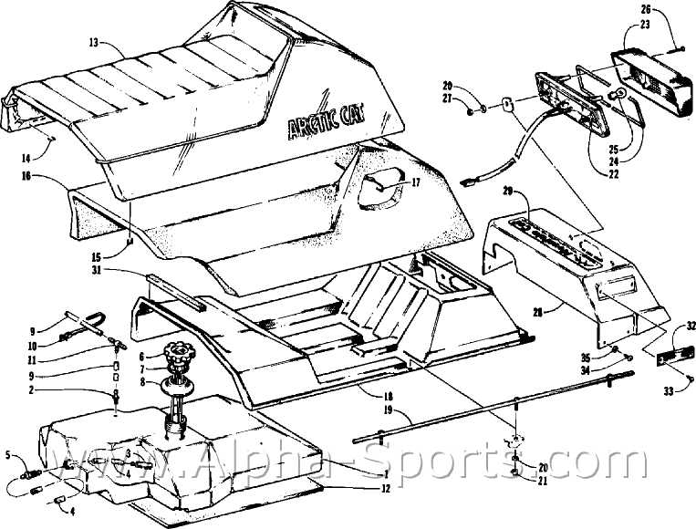 arctic cat prowler parts diagram