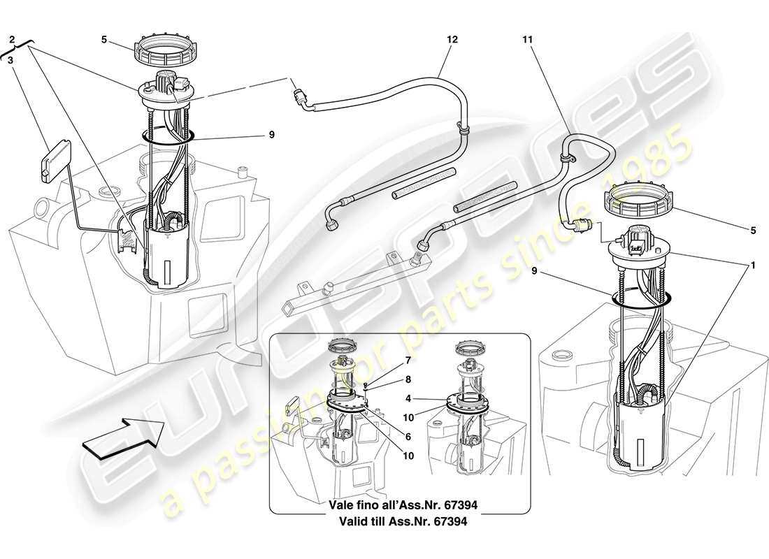 fuel pump parts diagram