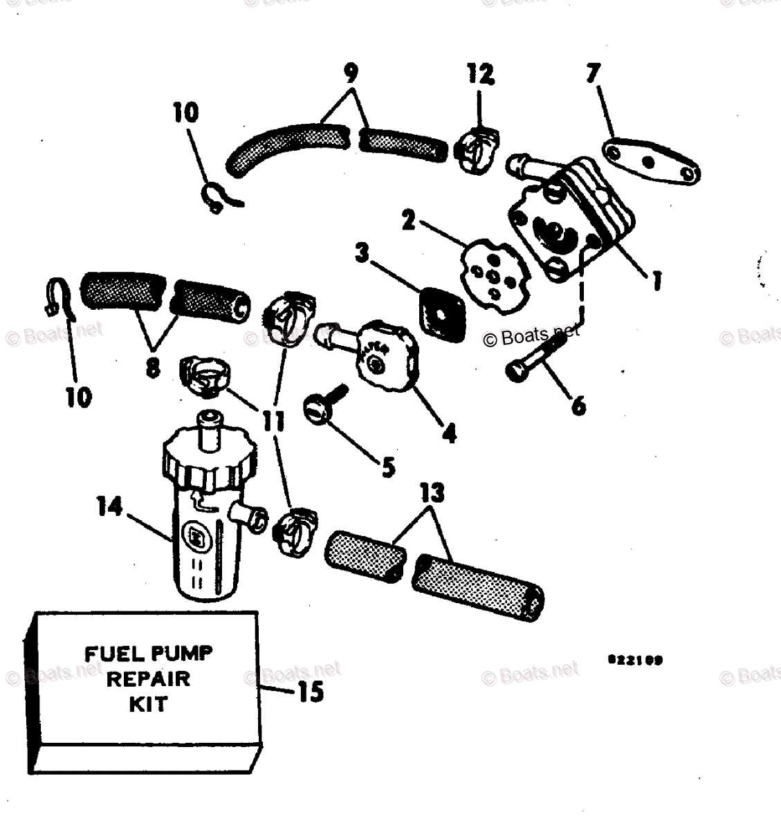 fuel system parts diagram