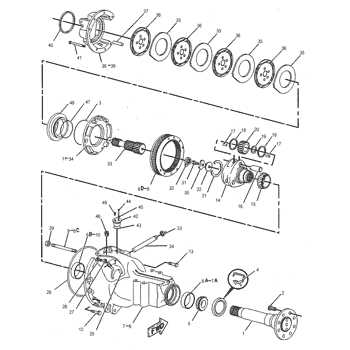 ford f350 front axle parts diagram