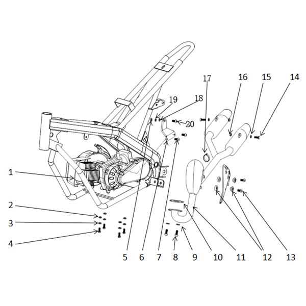 parts of a dirt bike engine diagram