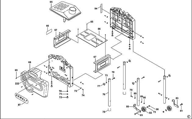 dewalt planer parts diagram