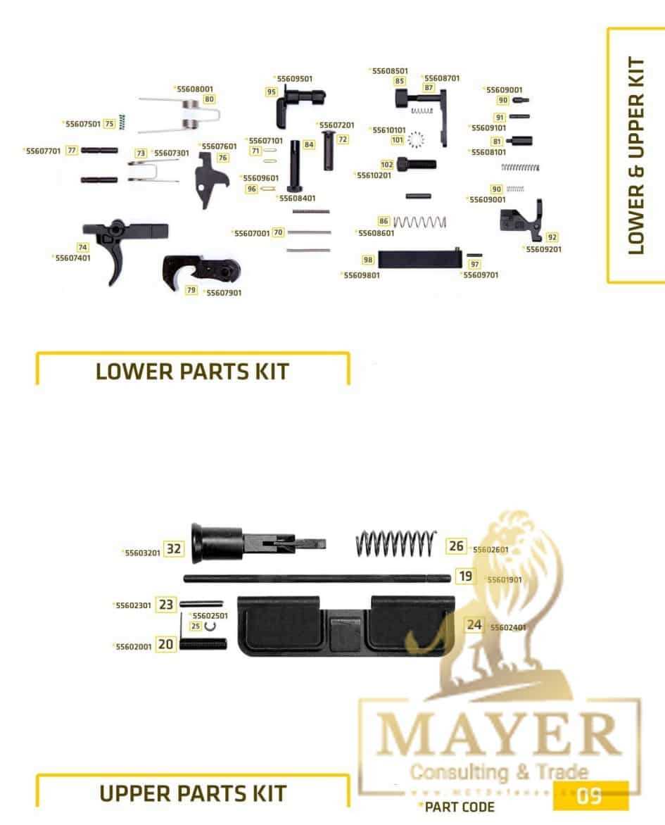 diagram of ar 15 parts