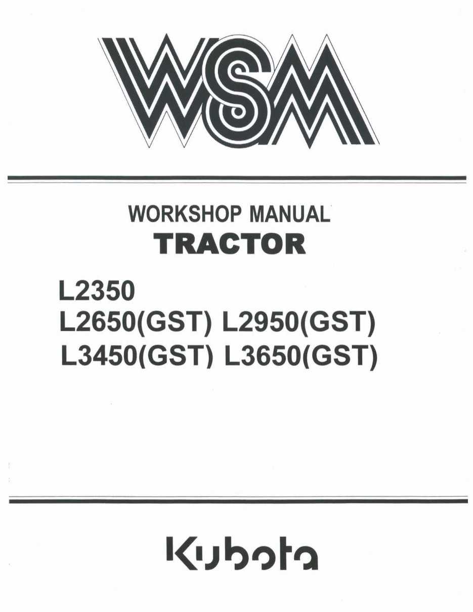 kubota l2650 parts diagram