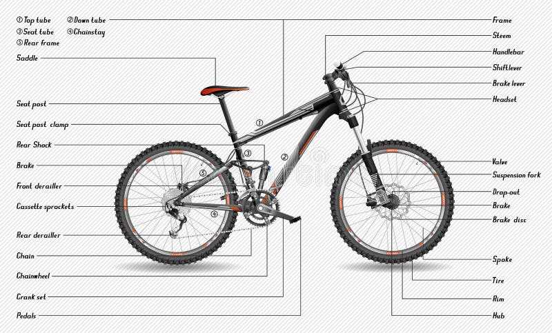 bike tire parts diagram