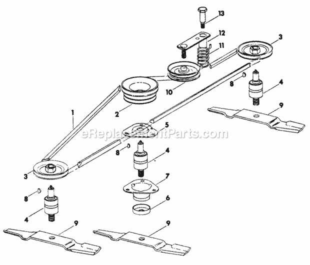 cub cadet 50 inch deck parts diagram